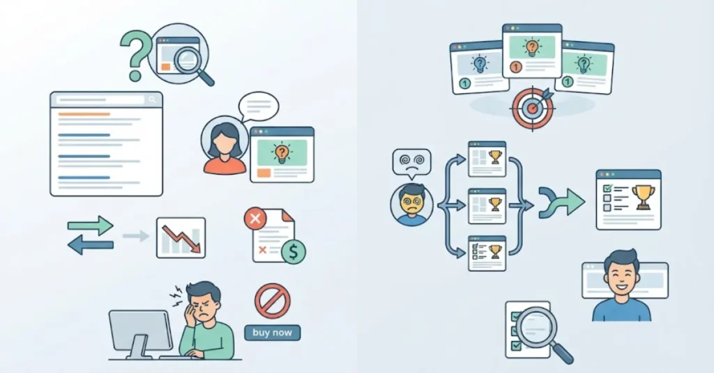 Review Search Intent and Competing Pages