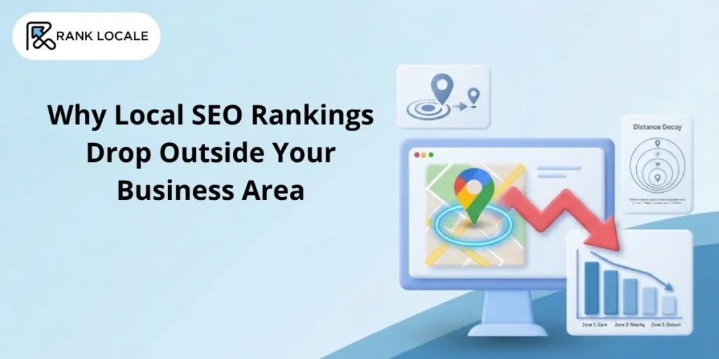 Why Local SEO Rankings Drop Outside Your Business Area